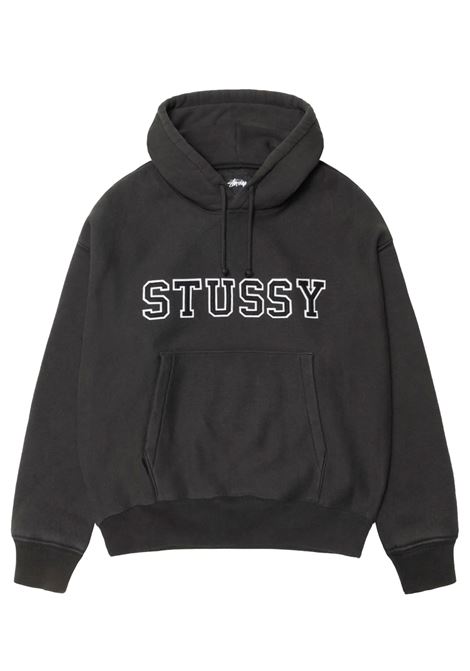 felt applique hood man black STÜSSY | 1185910001