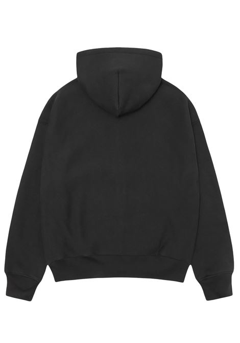 est printed zip hood man black STÜSSY | 1185970001
