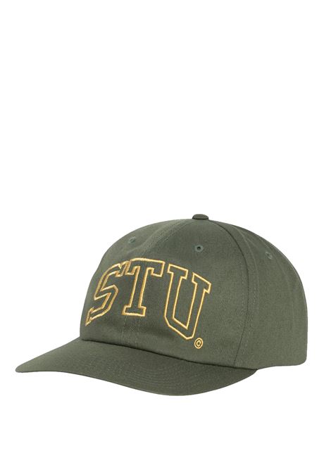 cappello mid-depth big stu arch snapback uomo oliva STÜSSY | 13110660403