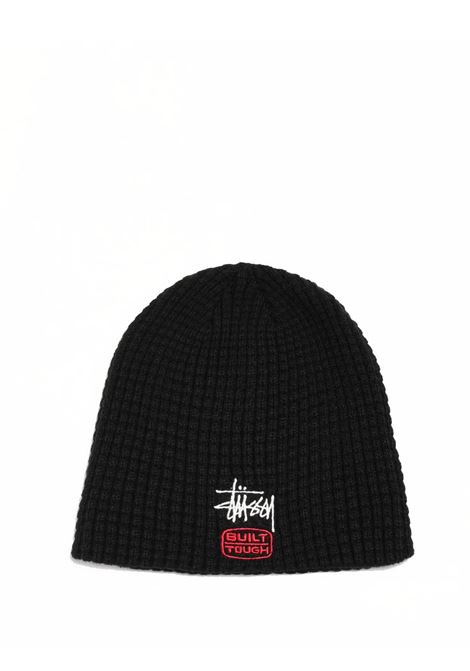 beanie waffle skullcap built tough uomo nero STÜSSY | 13212380001