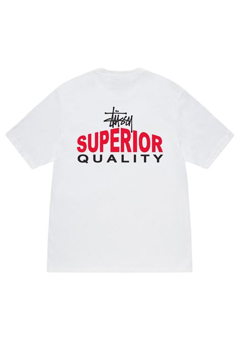 superior quality tee man white STÜSSY | 19051061201