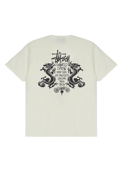double dragon gig dyed tee man natural STÜSSY | 19051131002