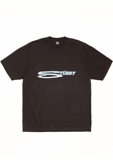 t-shirt stretch pigment dyed uomo nera STÜSSY | 19051450090