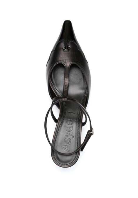 saga slingback pumps woman black in leather AEYDE | A11-PU-GRGS35KT57-SS24-800-055BLACK