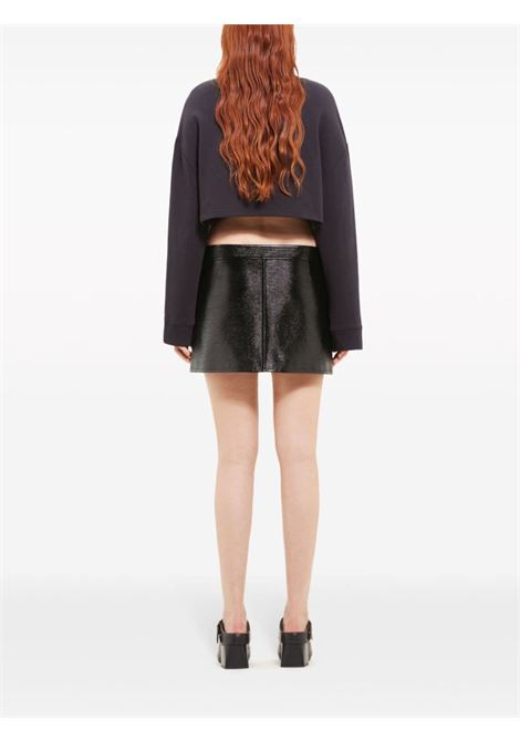 gonna buckle zipped viny mini skirt COURRÈGES | 124CJU154VY00149999