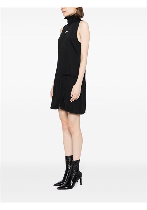 abito interlock tracksuit dress woman black in polyester COURRÈGES | 124JRO355JS00919999
