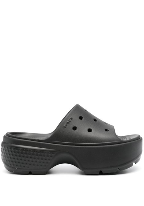 stomp sandals men black in croslite resin CROCS | CR.209346BLK