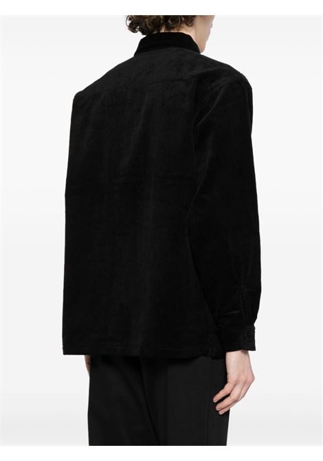 zipped jacket men black in cotton DANTON | DT-B0173BLACK