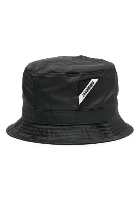 cappello le bob ovalie unisex nero in nylon JACQUEMUS | 236AC587-3138990