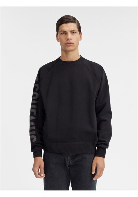 le sweatshirt typo unisex black in cotton JACQUEMUS | Sweatshirts | 245JS236-2341990