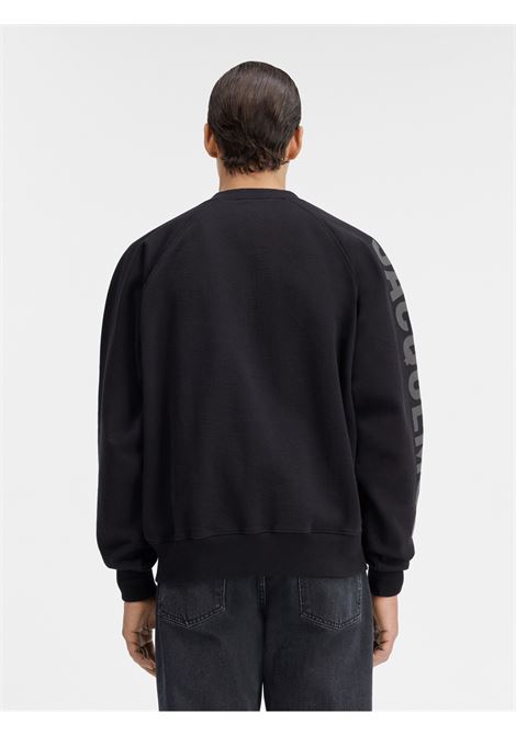 le sweatshirt typo unisex black in cotton JACQUEMUS | Sweatshirts | 245JS236-2341990