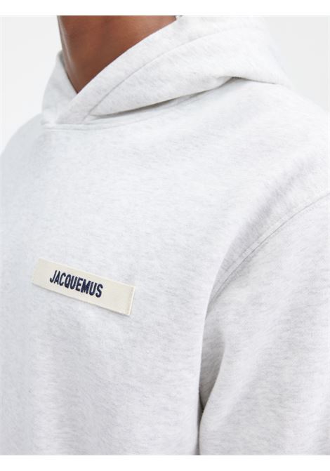le hoodie gros grain unisex grey in cotton JACQUEMUS | Sweatshirts | 245JS247-2036950