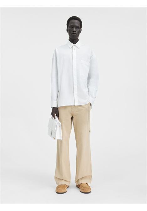 la chemise manches longue shirt unisex white in cotton JACQUEMUS | Shirts | 245SH070-1454100