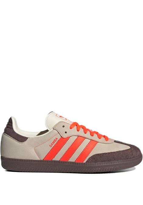 sneakers samba og donna beige e arancio fluo ADIDAS | JI2732ORANGE