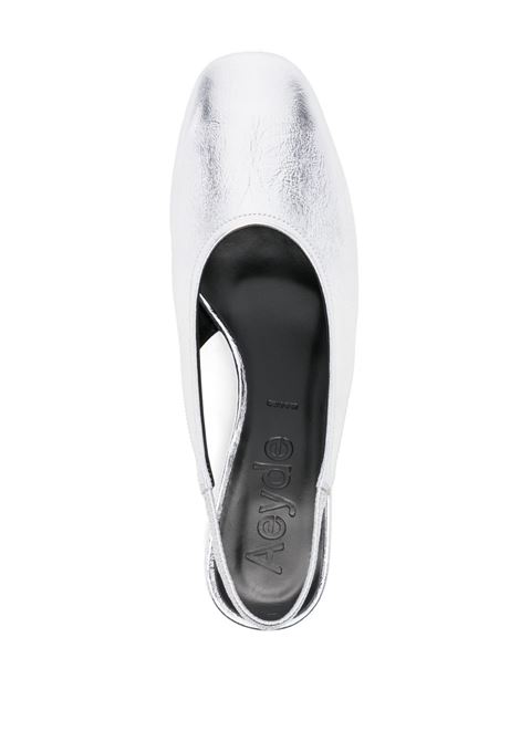 dua slingback woman silver AEYDE | A11-FL-GLVR25RO150-SS25-920068