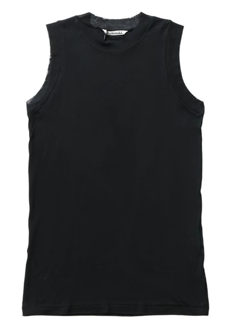 canotta semitrasparente donna nera AURALEE | A00T04HFBLACK