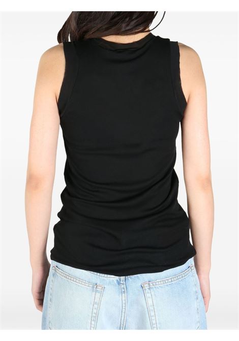canotta semitrasparente donna nera AURALEE | A00T04HFBLACK