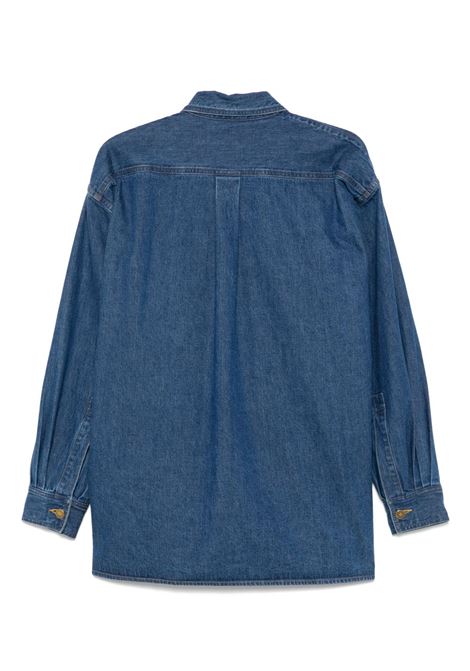 camicia denim uomo indigo AURALEE | A25SS01SDINDIGO