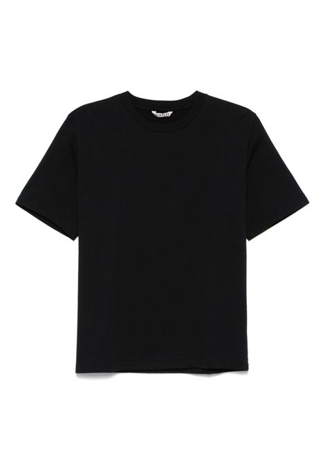 jersey t-shirt woman black AURALEE | A25ST03PCBLACK