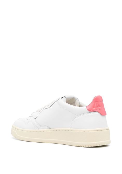 medalist low aulw ll78 sneakers woman white and pink AUTRY | AULWLL78