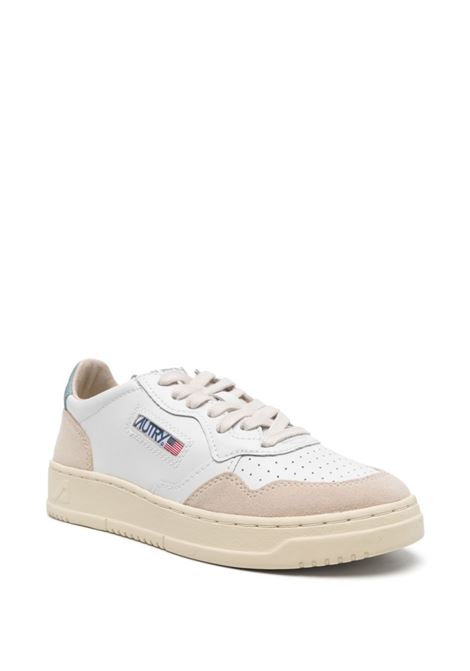 medalist low aulw ls79 sneakers woman white light and beige AUTRY | AULWLS79