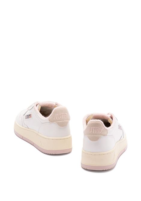 medalist low aulm vs07 snekaers woman white and pink powder AUTRY | AULWVS07