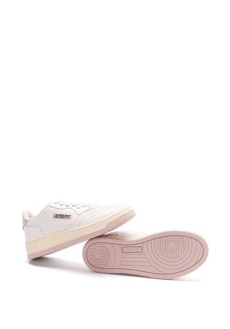 medalist low aulm vs07 snekaers woman white and pink powder AUTRY | AULWVS07