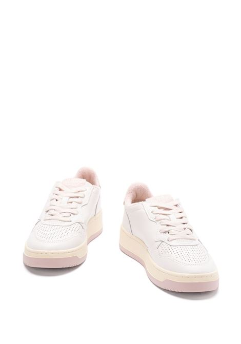 medalist low aulm vs07 snekaers woman white and pink powder AUTRY | AULWVS07