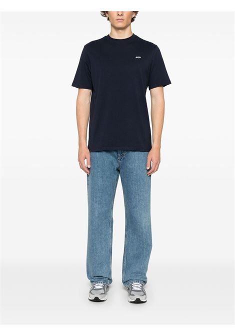 t-shirt con logo uomo navy AUTRY | UNTSPMA7CB