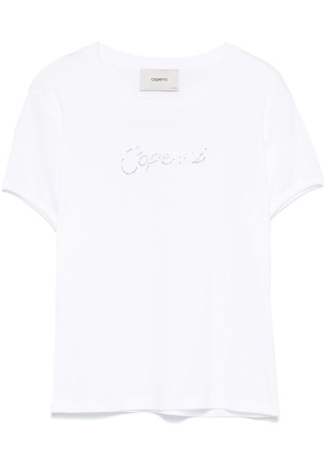 crystal logo t-shirt woman white COPERNI | COPJS07CRF5017WHT