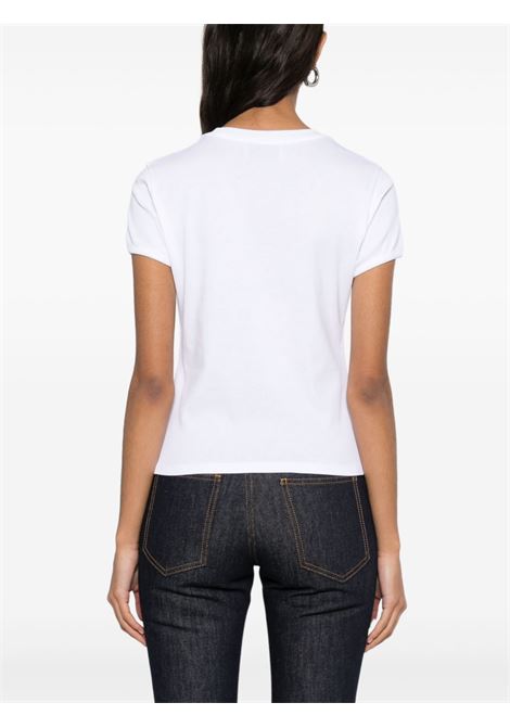 t-shirt crystal logo donna bianca COPERNI | COPJS07CRF5017WHT