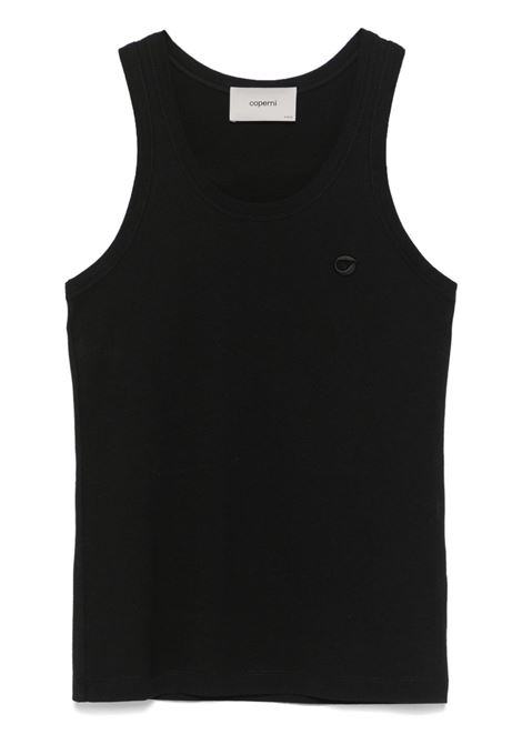 lightweight logo tank top woman black COPERNI | COPJS12F5009BLKWHT