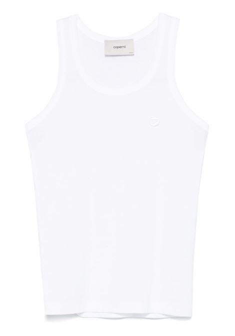 lightweight logo tank top woman white COPERNI | COPJS12F5009WHTBLK