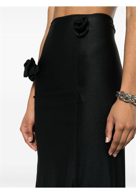 asymmetric flower skirt donna nera COPERNI | COPJS30545BLK