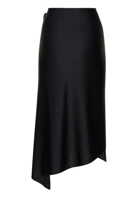 asymmetric flower skirt donna nera COPERNI | COPJS30545BLK