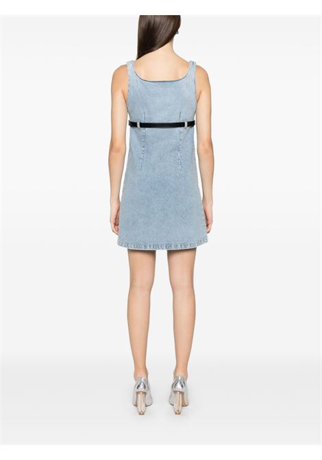belted denim mini dress donna blu COPERNI | COPR148F2024BLU