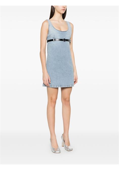 belted denim mini dress donna blu COPERNI | COPR148F2024BLU