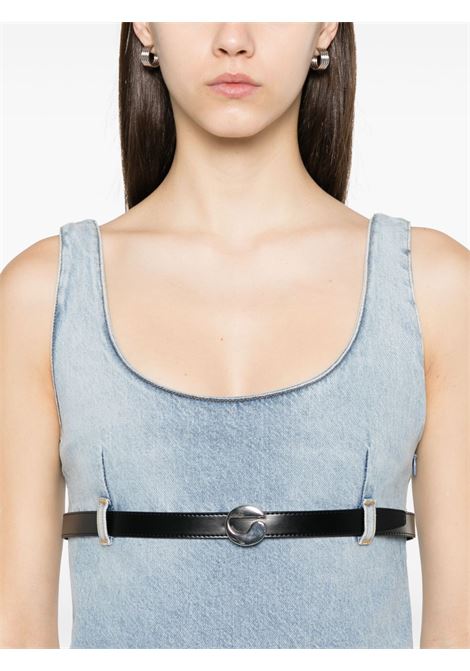 belted denim mini dress donna blu COPERNI | COPR148F2024BLU