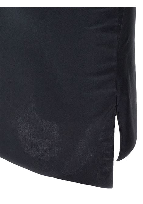 asymmetric flower mini dress donna nero COPERNI | COPR154F5001BLK