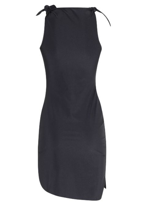 asymmetric flower mini dress donna nero COPERNI | COPR154F5001BLK