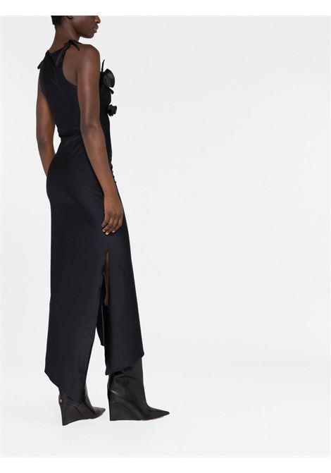 asymmetric flower dress donna nero COPERNI | COPR44545CBLK
