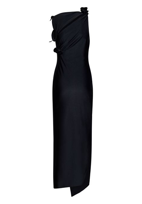 asymmetric flower dress donna nero COPERNI | COPR44545CBLK