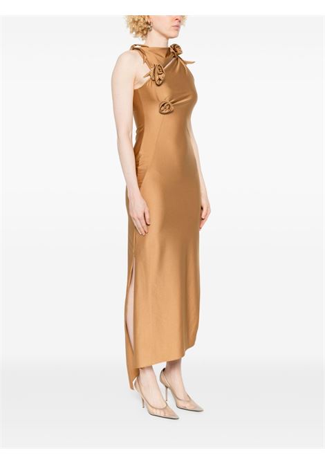 asymmetric flower dress donna marrone COPERNI | COPR44F5001BRW