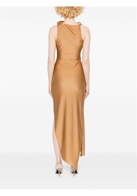 asymmetric flower dress donna marrone COPERNI | COPR44F5001BRW