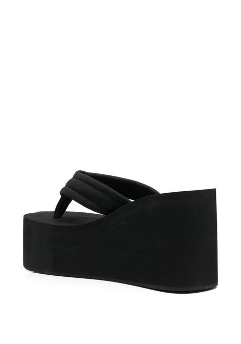 sandali branded wedge donna neri COPERNI | COPSH09440BLA