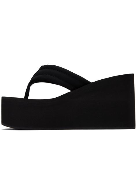 sandali branded wedge donna neri COPERNI | COPSH09440BLA