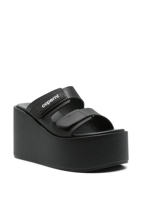 sandali patch wedge donna neri COPERNI | COPSH76F6015BLK