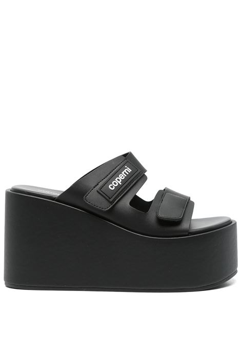sandali patch wedge donna neri COPERNI | COPSH76F6015BLK