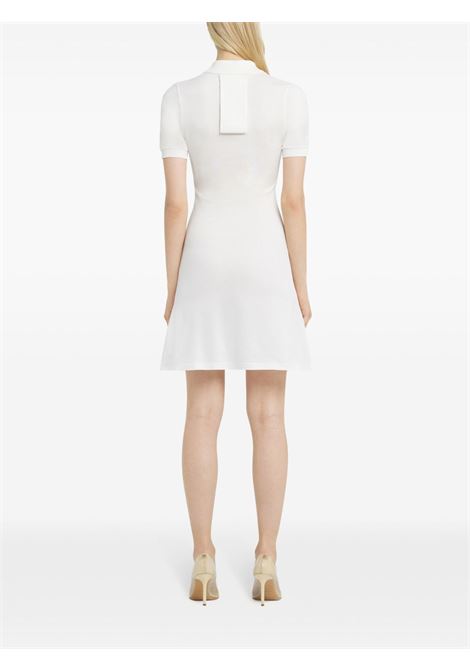 polo pique dress woman white COURRÈGES | 125JRO554JS01930079