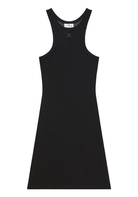 scuba mini dress woman balck COURRÈGES | 125JRO577JS00699999